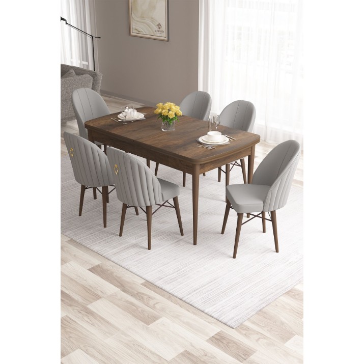 Комплект для столовой Hanah Home Roz Baroque Grey