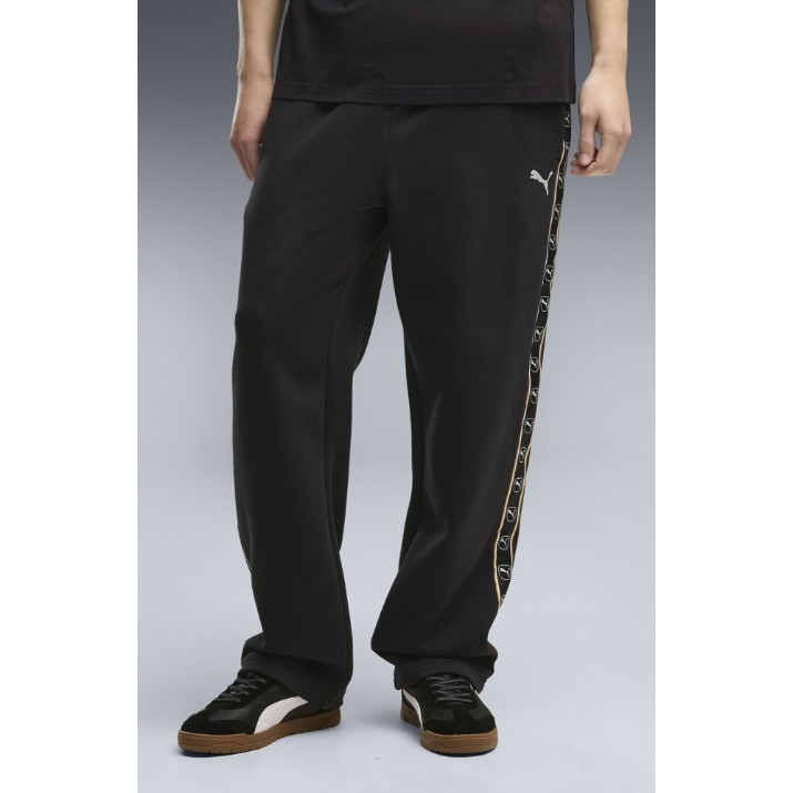 Pantaloni spotivi pentru bărbați Puma Ess Elevated Tape Relaxed Puma Black, s.XL