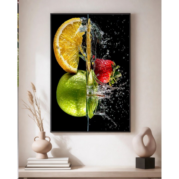 Pictură ArtShop Fruit Explosion in Water 30x45cm (PET166-XL-L)