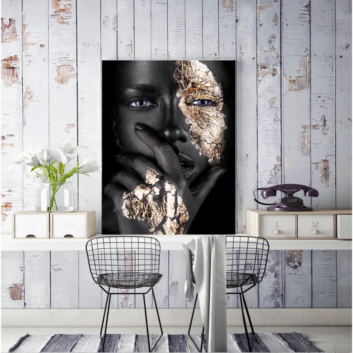 Картина ArtShop Intense Gaze in Golden Contrast 40x60cm (PGL237-L-PL)