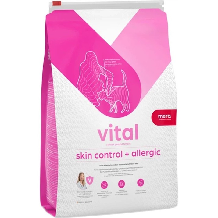 Сухой корм для кошек Mera Skin Control + Allergic 3kg (740497)