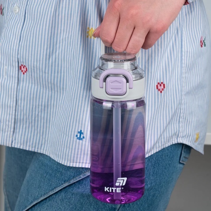 Sticlă pentru apă Kite 600ml Purple (K25-1212-3)