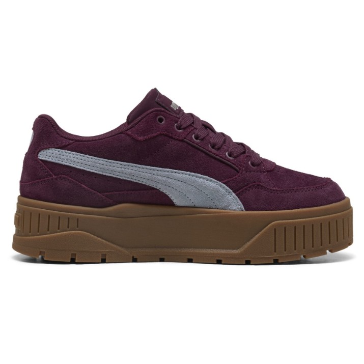 Кеды женские Puma Karmen II Idol Suede Ruby Noir/Sea Illusion/Puma Gold, s.40