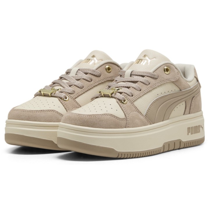 Ghete pentru dame Puma Rebound Femme Low Luxe Sd Alpine Snow/Birch/Puma White, s.35.5