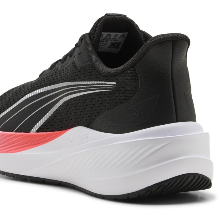 Adidași pentru copii Puma Dasher Lite Puma Black/White/Ultra Red/Light Lavender, s.41