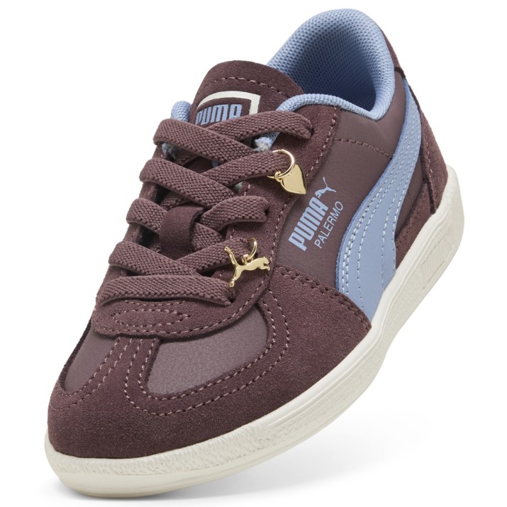 Ghete pentru copii Puma Palermo Charmies Ps Rich Cocoa/Chambray Blue, s.32.5