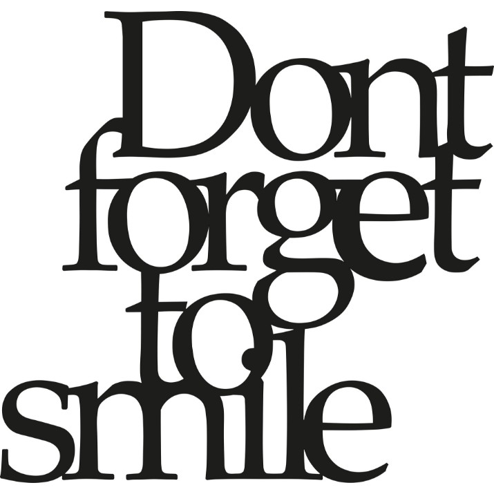 Декоративное панно Wallity Dont Forget To Smile