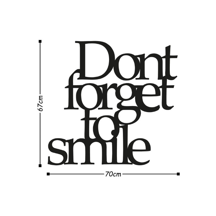 Декоративное панно Wallity Dont Forget To Smile