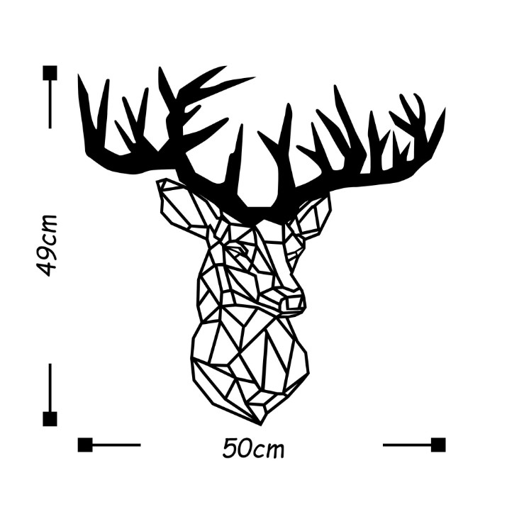 Декоративное панно Wallity Deer3