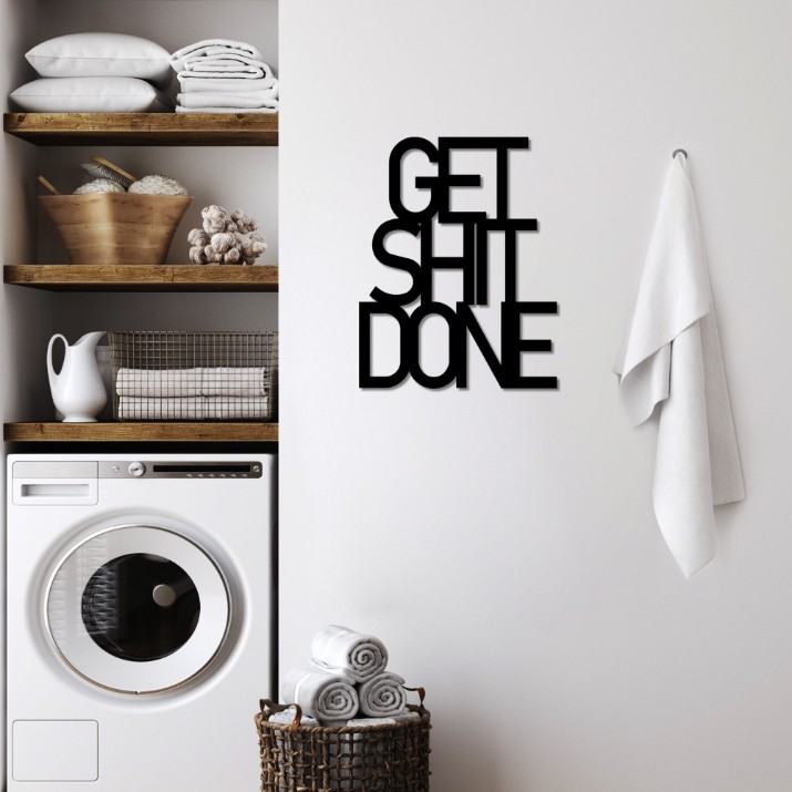 Декоративное панно Wallity Get Shit Done 15