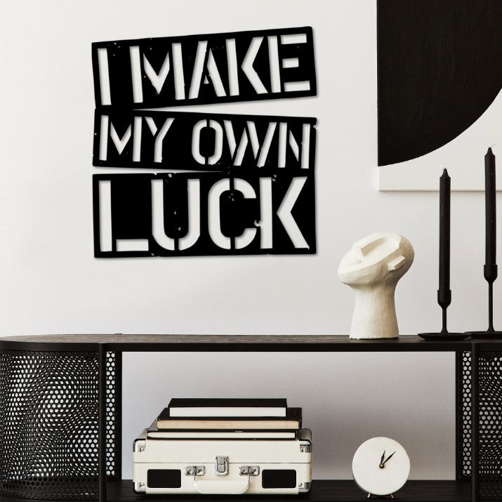 Декоративное панно Wallity I Make My Own Luck