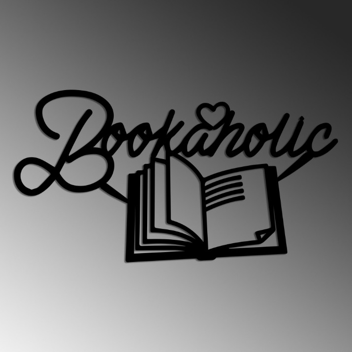 Декоративное панно Wallity Book a Holic