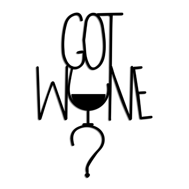 Декоративное панно Wallity Got Wine