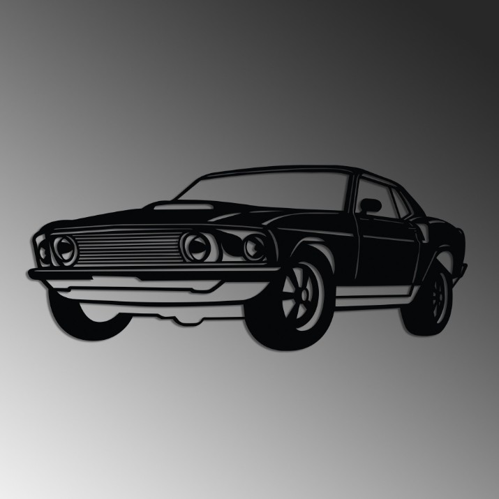 Декоративное панно Wallity FORD Mustang 1969 Fastback