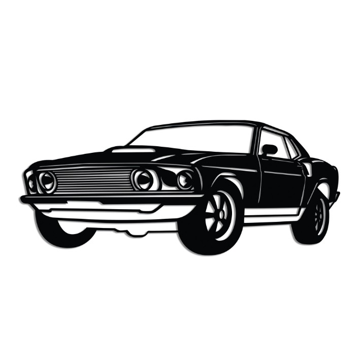 Panou decorativ Wallity FORD Mustang 1969 Fastback