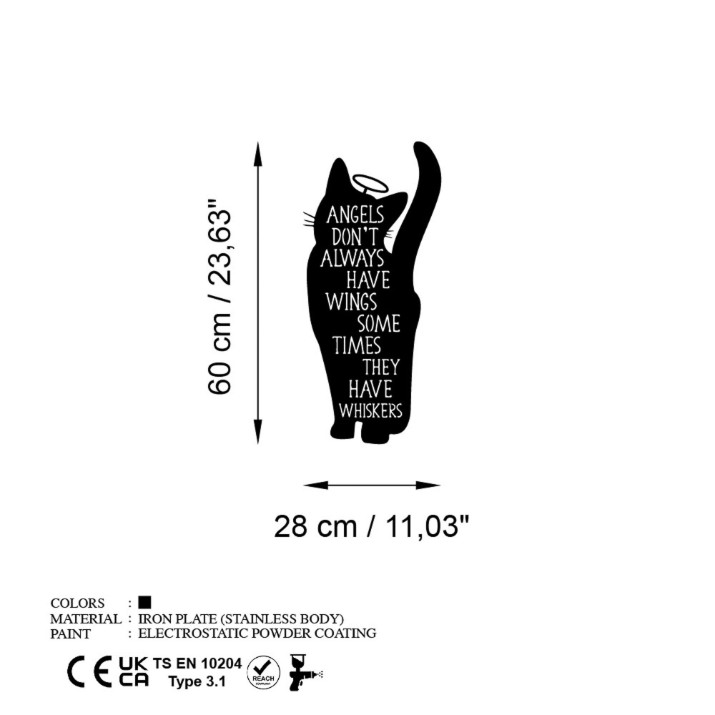 Panou decorativ Wallity Cat 9