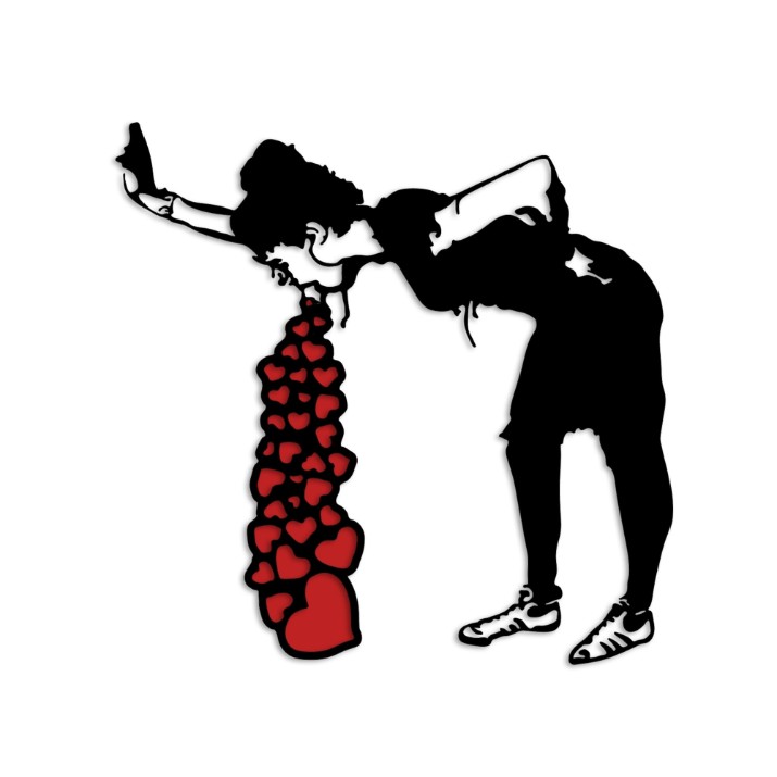 Декоративное панно Wallity Banksy 12