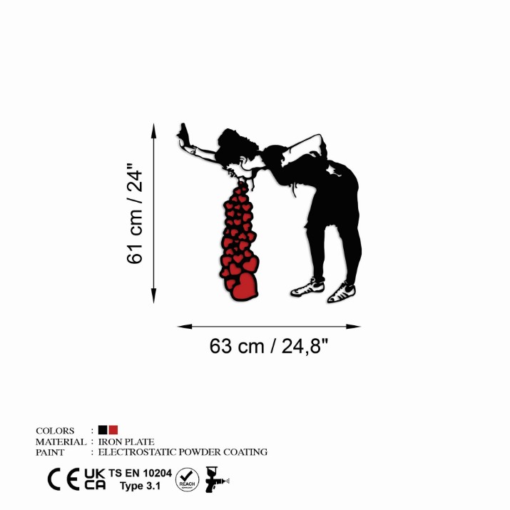 Panou decorativ Wallity Banksy 12