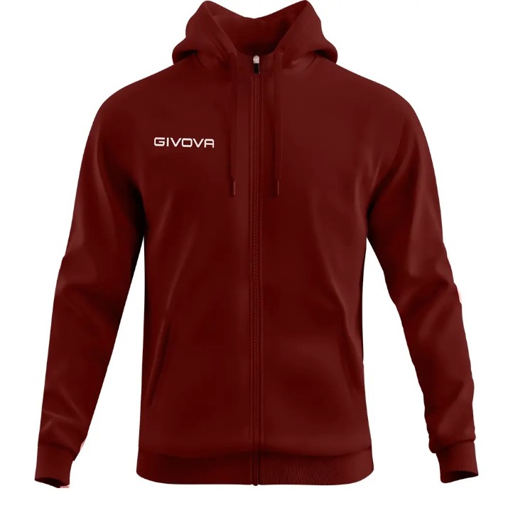 Hanorac pentru bărbați Givova Polarfleece 500 Burgundy, s.M (MA024-0008)