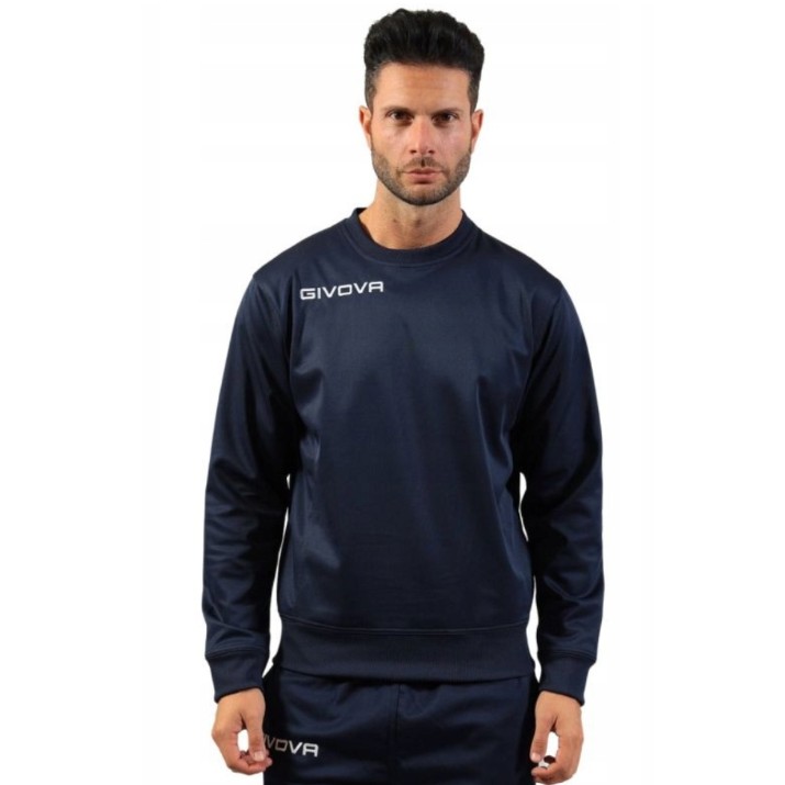Hanorac pentru bărbați Givova Polarfleece One G-collo Navy Blue, s.S