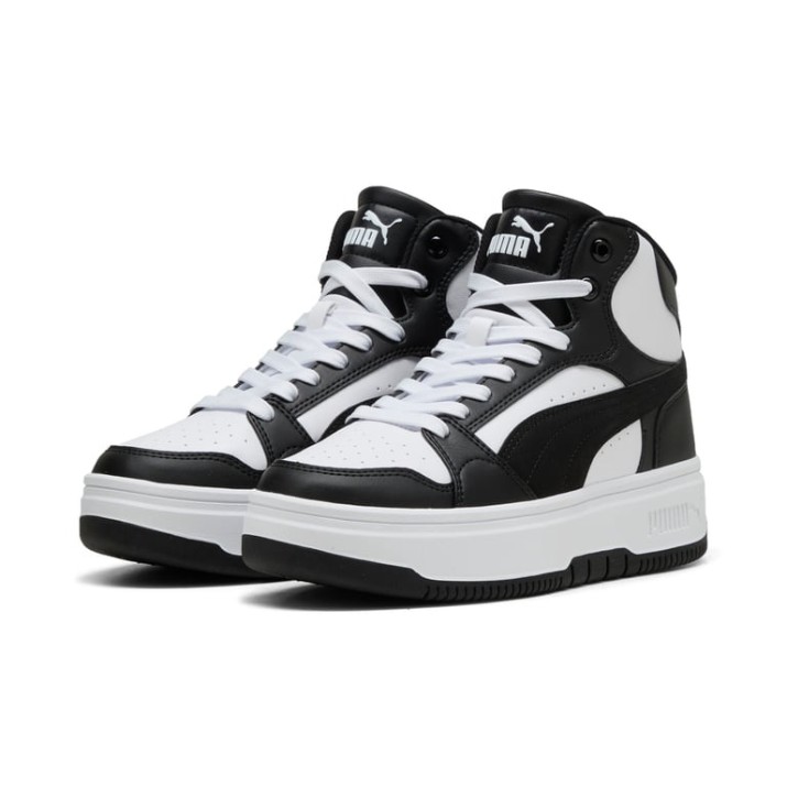 Bocanci pentru dame Puma Rebound Femme Mid Puma White/Black, s.40.5