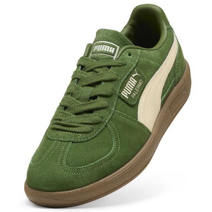 Кеды детские Puma Palermo Earthy Green/Buttercream, s.38