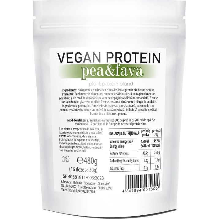 Proteină Best Fit Pea&Fava  480g