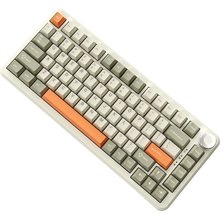 Клавиатура Ajazz AK820 Max Plus Gray/Cream/Orange