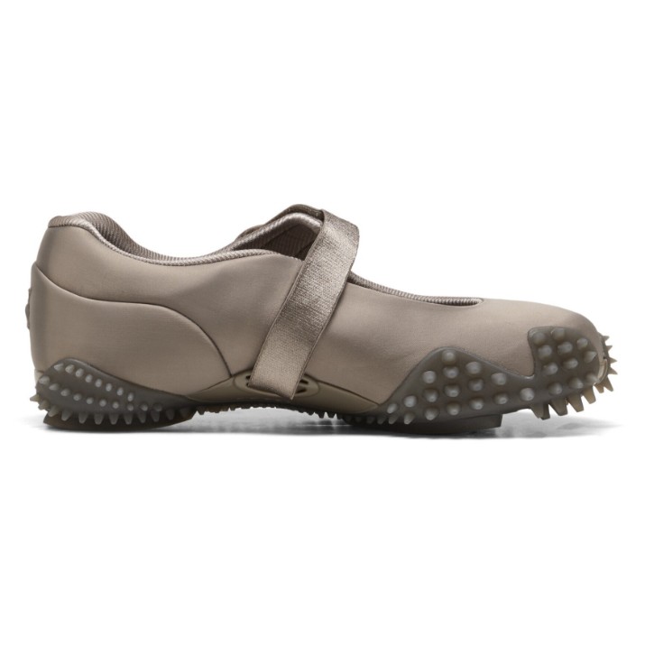 Балетки женские Puma Mostro Fey Satin Mouse Gray, s.37