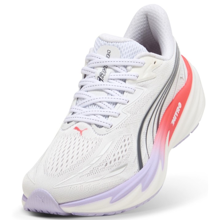 Adidași pentru dame Puma Velocity Nitro 5 Puma White/Ultra Red/Light Lavender, s.36