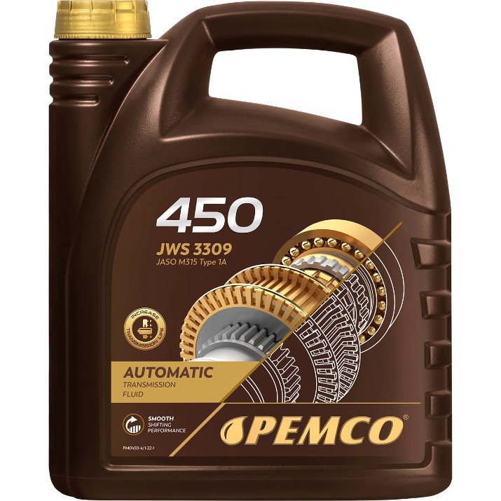 Трансмиссионное масло Pemco 450 ATF JWS iMatic 4L