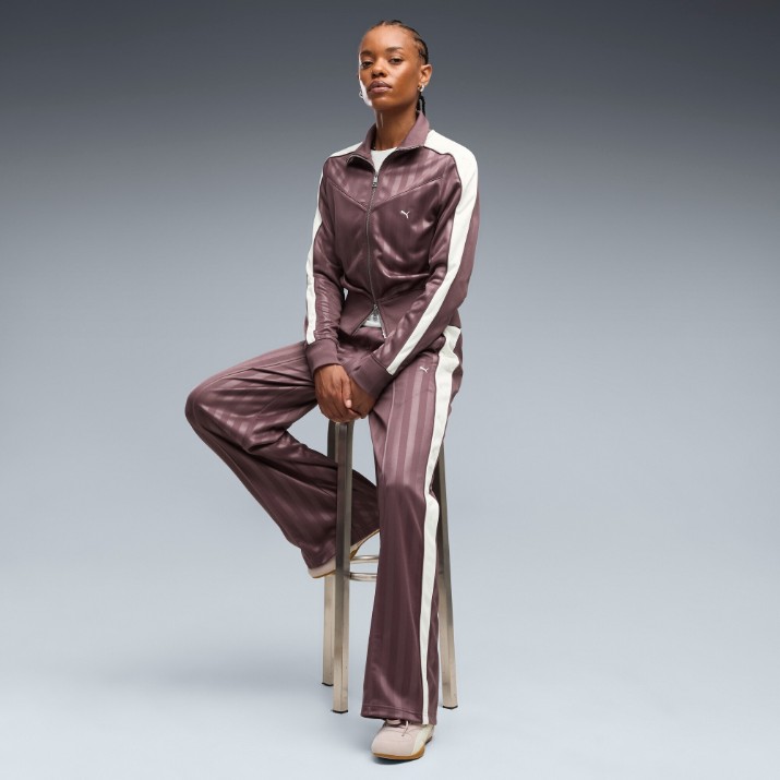 Jachetă damă Puma T7 Track Rich Cocoa, s.XS