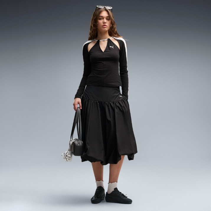 Hanorac damă Puma T7 Slim Cut-Outs Puma Black, s.M