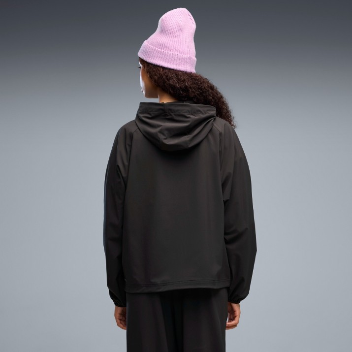 Jachetă de damă Puma Pumatech Sense 4-Way Stretch Oversized Woven Puma Black, s.XL