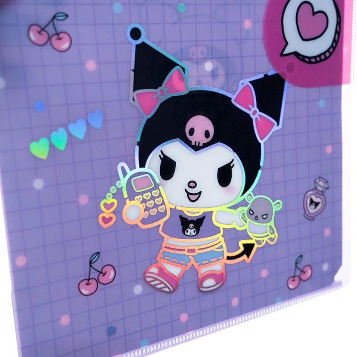 Папка для бумаг Kite A4 Kuromi (HK25-248-1)