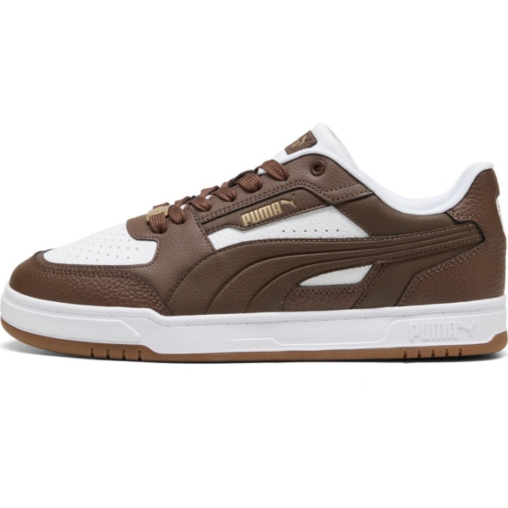 Ghete pentru bărbați Puma Caven III Plus Chestnut Brown/Puma White/Gold, s.44