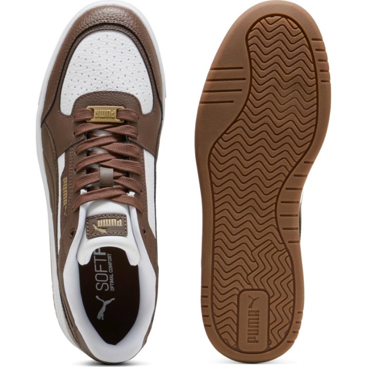 Кеды мужские Puma Caven III Plus Chestnut Brown/Puma White/Gold, s.46