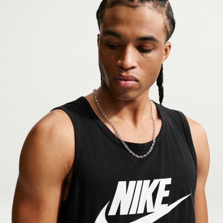Maiou bărbătesc Nike Sportswear Black/White, s.L