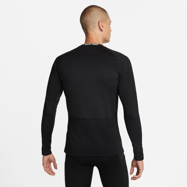 Hanorac barbat Nike Pro Warm Black/White, s.XL