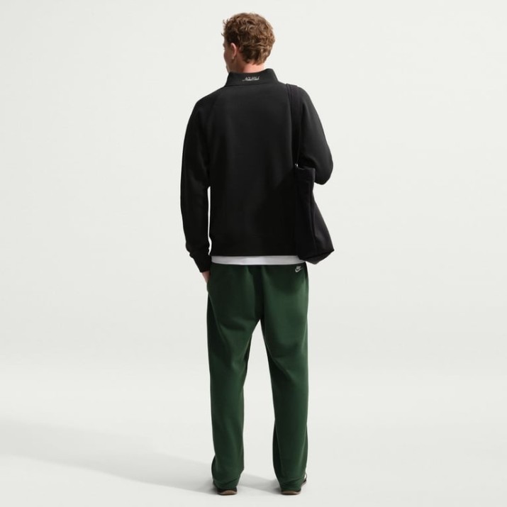 Мужская толстовка Nike Club 1/2-Zip Fleece Black/Black/Phantom, s.M