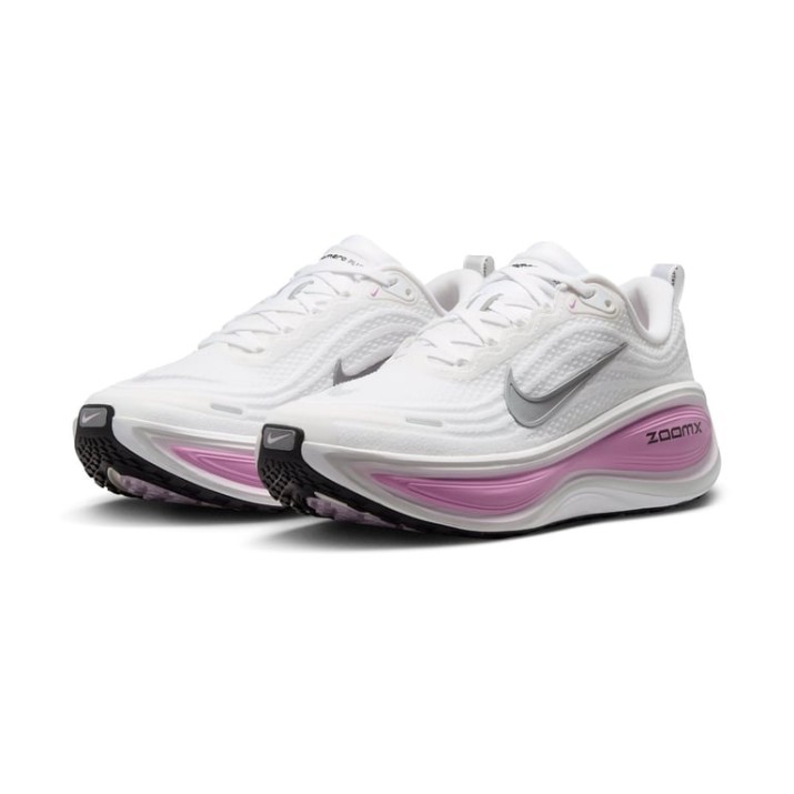 Adidași pentru dame Nike Vomero Plus White/Bleached Lilac/Summit White/Metallic Silver, s.40