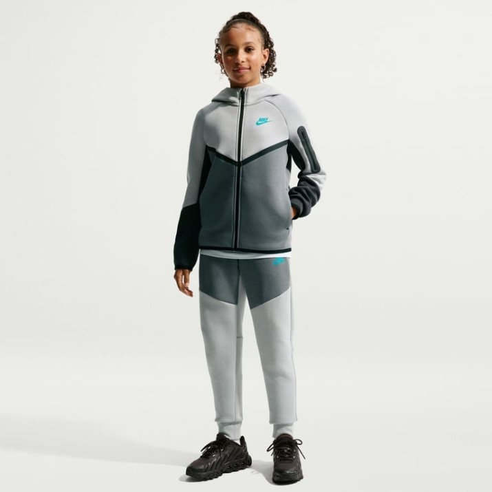 Детская толстовка Nike Sportswear Tech Fleece Light Smoke Grey/Smoke Grey/Anthracite/Black, s.M