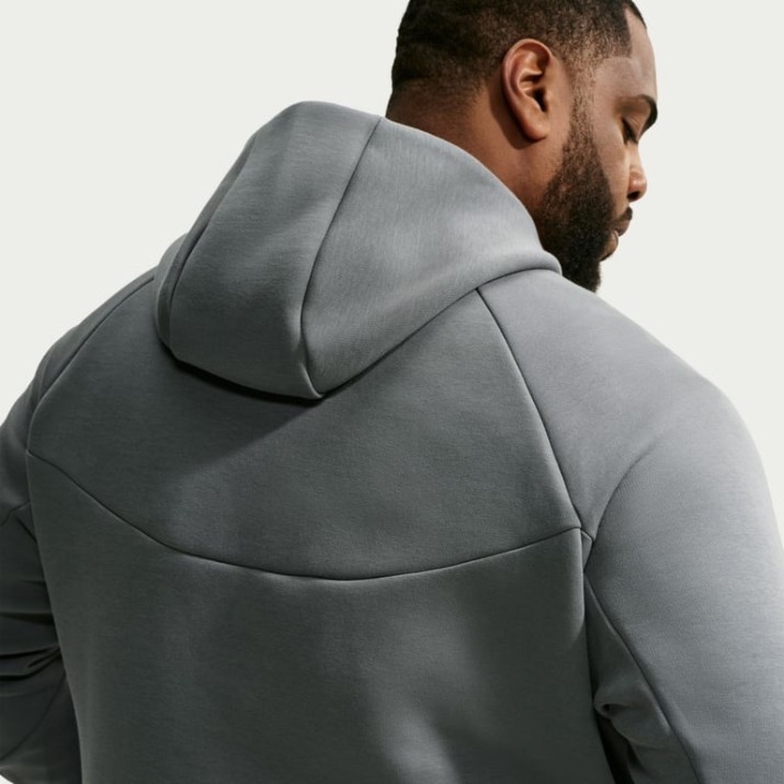 Мужская толстовка Nike Tech Fleece Smoke Grey/Football Blue, s.L