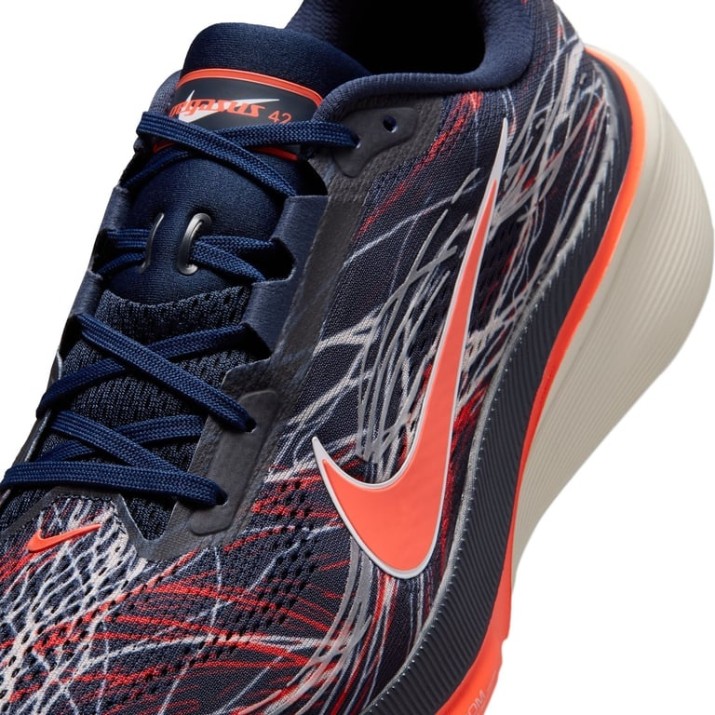 Adidași pentru bărbați Nike Pegasus 42 Obsidian/Light Bone/Bright Crimson/Dynamic Yellow, s.41