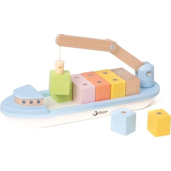 Set de construcție Classic World Block Boat (20186)