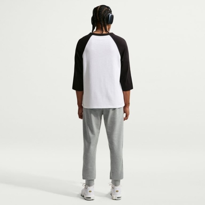 Мужские спортивные штаны Nike M Nk Club Knit Jogger Dark Grey Heather/White, s.M