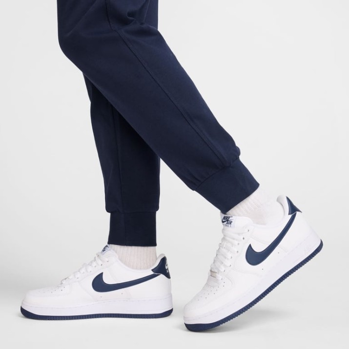 Мужские спортивные штаны Nike M Nk Club Knit Jogger Obsidian/White, s.M