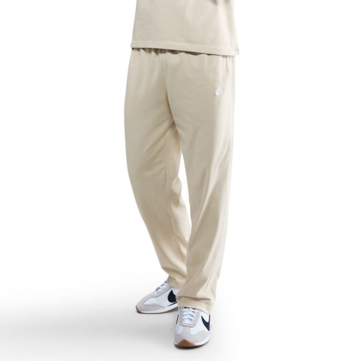Pantaloni spotivi pentru bărbați Nike M Sportswear Club Knit Open-Hem Pants Light Khaki/White, s.L