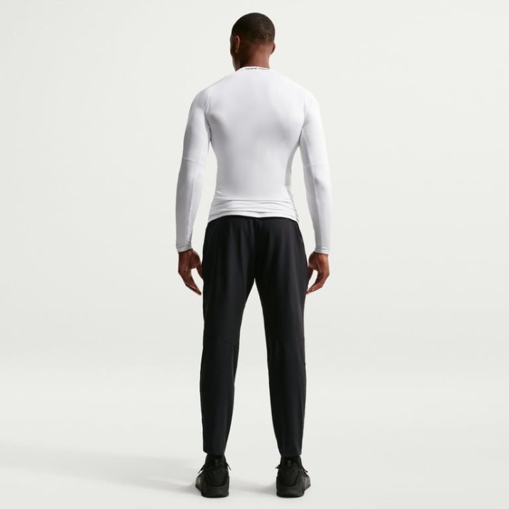 Pantaloni spotivi pentru bărbați Nike Pro Training Dri-FIT Black/White, s.M