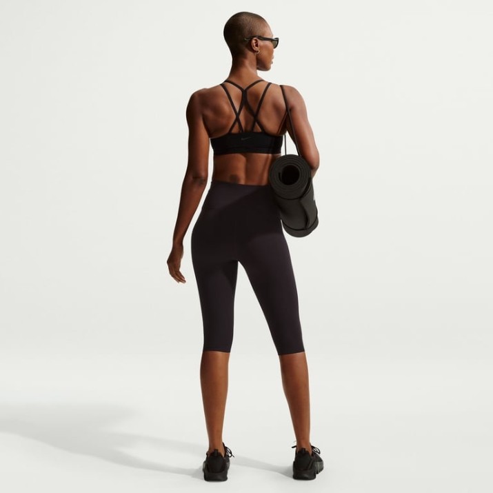 Bustieră Nike Zenvy Strappy Black/Cool Grey, s.L